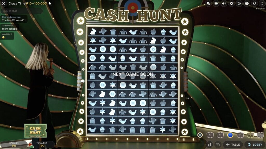 Cash Hunt round